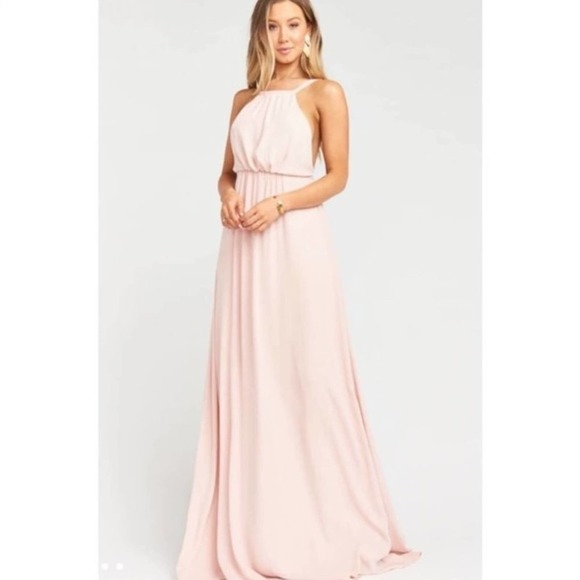 Show Me Your Mumu Amanda Maxi Dress Dusty Blush - Picture 1 of 13